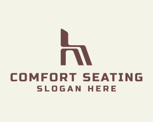 Seat Chair Homeware logo design