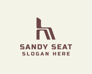 Seat Chair Homeware logo design