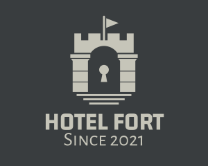 Security Castle Fortress logo design