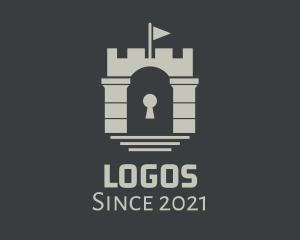 Kingdom - Security Castle Fortress logo design