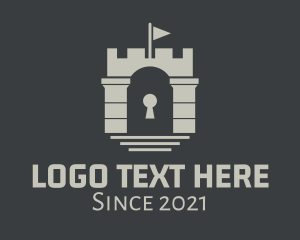 Fortress - Security Castle Fortress logo design