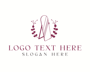 Fixture - Fashion Floral Mirror logo design