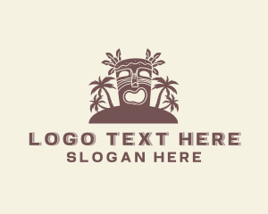 Scubadiving - Tropical Tiki Island logo design