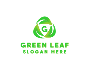 Recycle Organic Leaves logo design