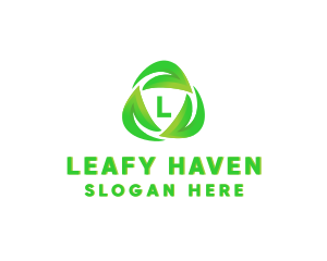 Recycle Organic Leaves logo design