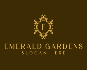 Stylish Garden Wedding logo design