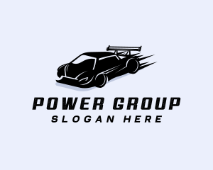 Fast Super Car Racing Logo