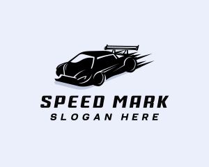 Fast Super Car Racing logo design