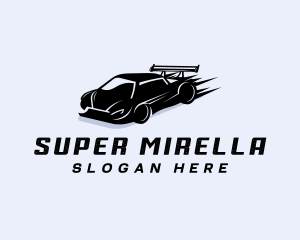 Fast Super Car Racing logo design
