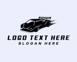 Fast Super Car Racing Logo