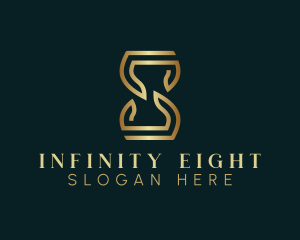 Eight - Luxury Hourglass Letter S logo design