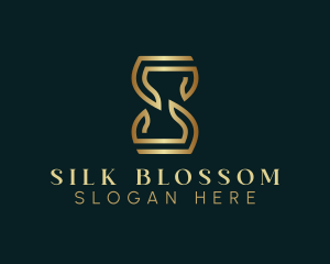 Luxury Hourglass Letter S logo design