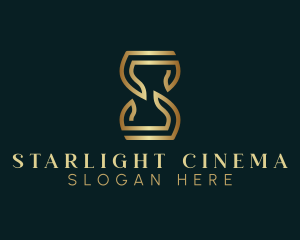 Luxury Hourglass Letter S logo design