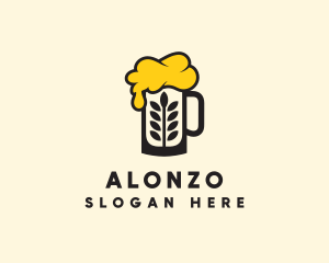 Barley Beer Mug logo design