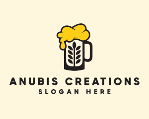 Barley Beer Mug logo design