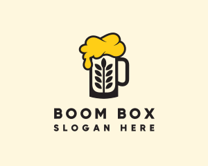 Barley Beer Mug logo design