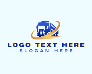 Logistics - Cargo Truck Courier logo design