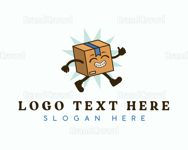 Box Parcel Courier Logo