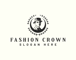 Male Hat Fashion Apparel logo design