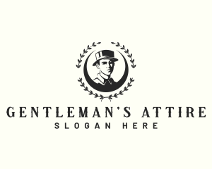 Male Hat Fashion Apparel logo design