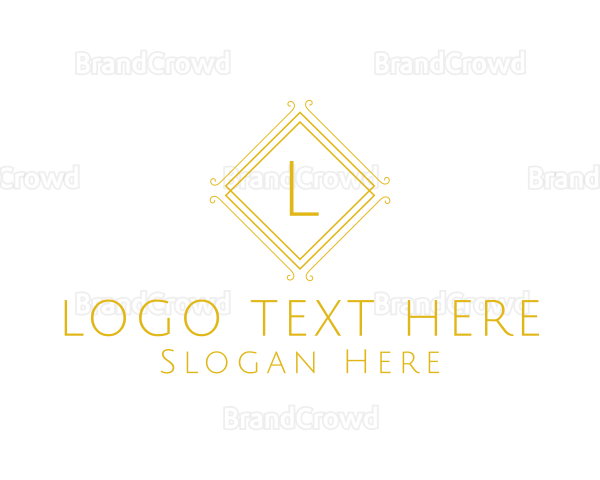 Luxurious Diamond Jewelry Accessory Logo