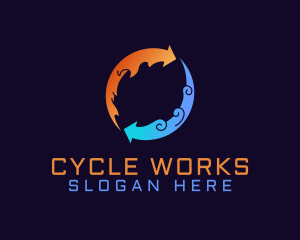 Cycle - Energy Cycle Company logo design