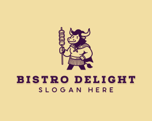 Bull Kebab Bistro logo design