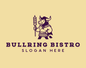 Bull Kebab Bistro logo design