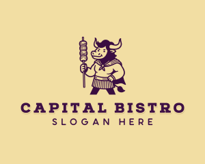 Bull Kebab Bistro logo design