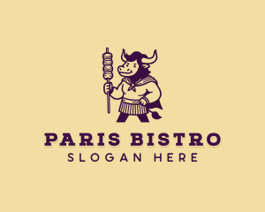 Bull Kebab Bistro logo design