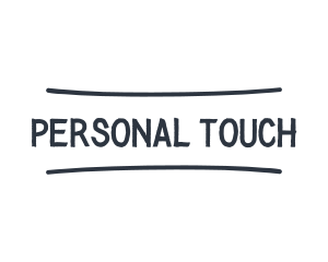 Personal - Handwritten Texture Wordmark logo design