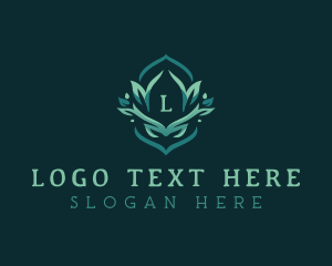 Farmer - Garden Leaves Landscaping logo design