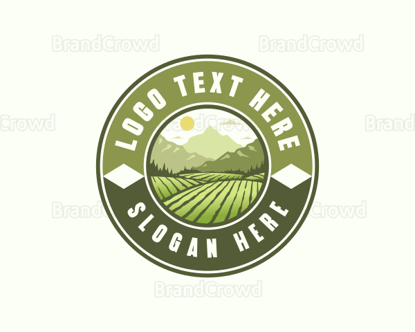 Farm Agriculture Plantation Logo