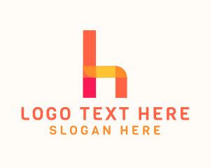 Media Company - Creative Simple Letter H logo design