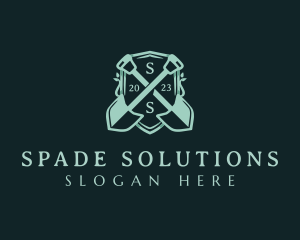 Spade - Shovel Gardening Spade logo design