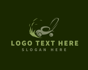 Horticulture - Gardening Lawn Mower logo design
