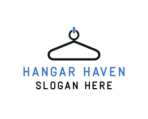 Hanger - Power Button Hanger logo design