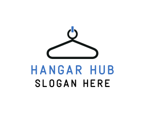 Hanger - Power Button Hanger logo design