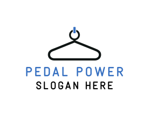 Power Button Hanger logo design