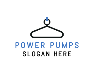 Power Button Hanger logo design