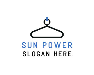 Power Button Hanger logo design