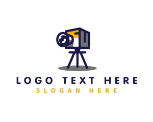 Videographer - Tripod Camera Studio logo design