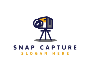 Capture - Tripod Camera Studio logo design