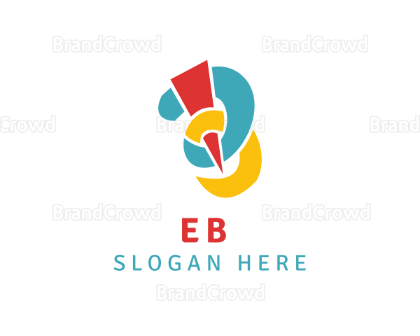 Creative Spiral Letter B Logo