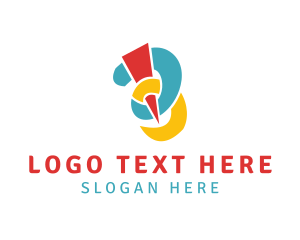 Loop - Creative Spiral Letter B logo design