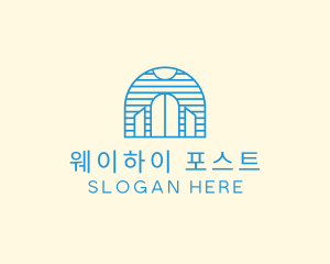 Blue Palace Gate logo design