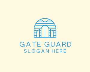 Gate - Blue Palace Gate logo design