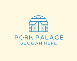 Blue Palace Gate logo design