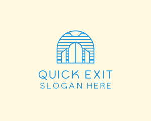 Exit - Blue Palace Gate logo design