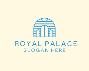 Palace - Blue Palace Gate logo design